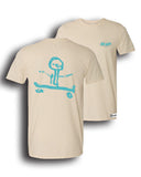 'First Love' tee - natural heather