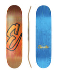 'Simplicity' logo deck - orange - 7.25(mini)