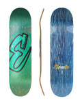 'Simplicity' logo deck - turquoise - 8.5