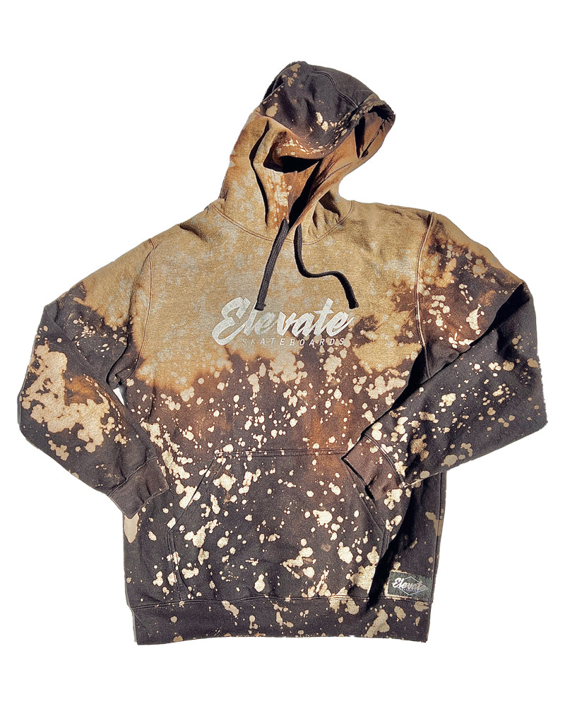 【IONSEOUL】NWO Pigment Washing Long Sleeve◆男女共用 IONSEOUL Flower Big Logo Long-sleeve T-shirt (Forest Khaki